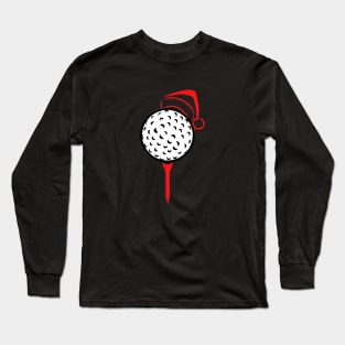 Santa Golf Ball Long Sleeve T-Shirt